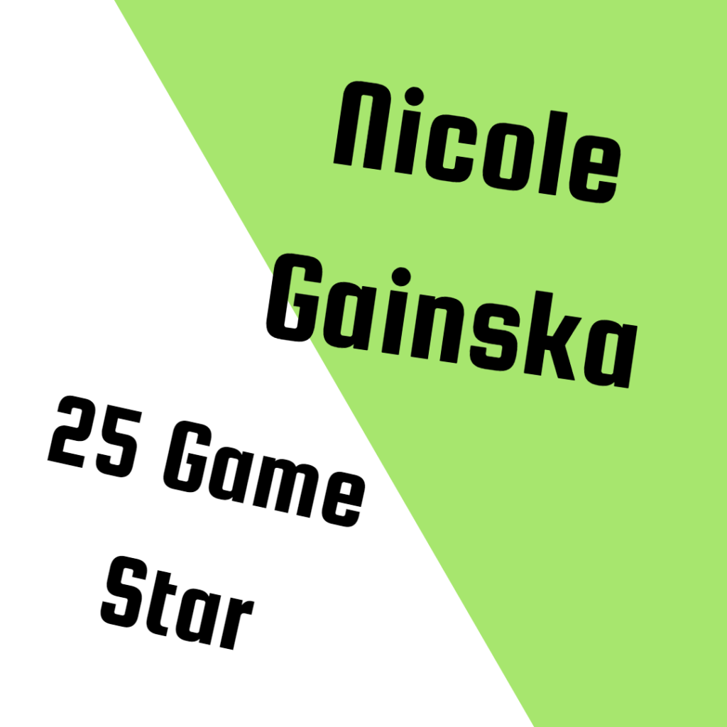 25 Game Star Nicole Gainska
